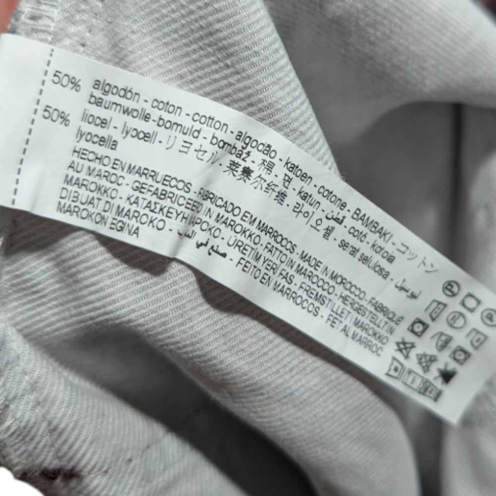 Zara Paisley Print Pants, Straight Leg Drawstring 🌿 - Picture 12 of 15